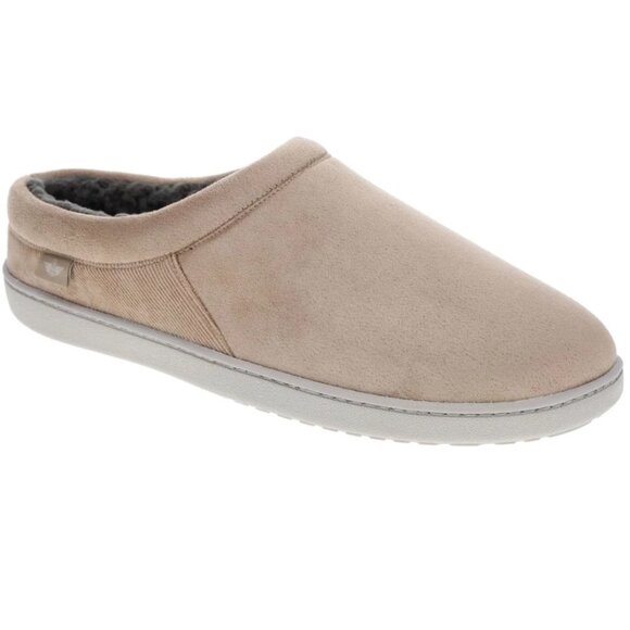 Mens DOCKERS Mixed Media Clog Slippers Size 9 10 Sherpa Lining Memory Foam NWT - Picture 1 of 6